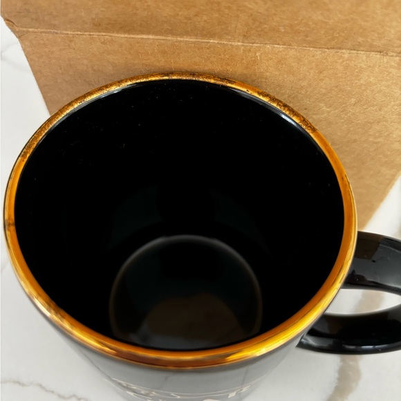 Jaguar Coffee Cup Mug Black Gold New in Box - Picture 2 of 4
